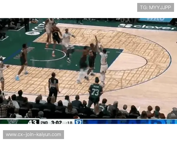 NBA雄鹿外线命中瞬间打停对手
